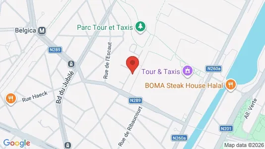 Apartments for rent i Stad Brussel - kort over placeringen
