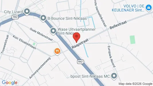 Apartments for rent i Sint-Niklaas - kort over placeringen