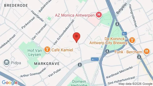 Apartments for rent i Stad Antwerp - kort over placeringen