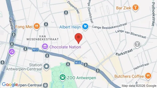 Apartments for rent i Stad Antwerp - kort over placeringen