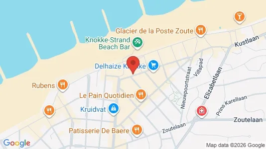 Apartments for rent i Knokke-Heist - kort over placeringen