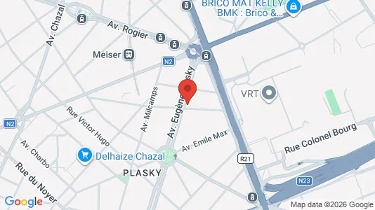 Apartments for rent i Brussels Schaarbeek - kort over placeringen