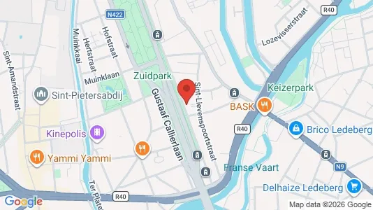 Apartments for rent i Stad Gent - kort over placeringen