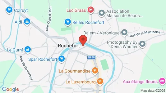 Apartments for rent i Rochefort - kort over placeringen