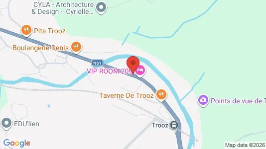 Apartments for rent i Trooz - kort over placeringen