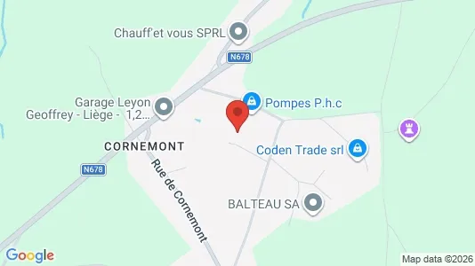 Apartments for rent i Sprimont - kort over placeringen