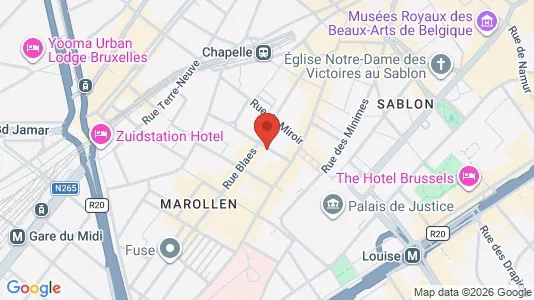 Apartments for rent i Stad Brussel - kort over placeringen