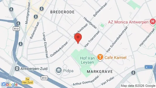 Apartments for rent i Stad Antwerp - kort over placeringen