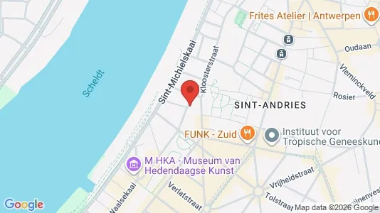 Apartments for rent i Stad Antwerp - kort over placeringen