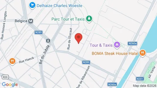Apartments for rent i Stad Brussel - kort over placeringen
