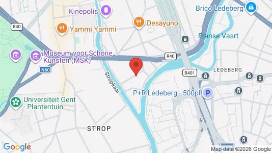 Apartments for rent i Stad Gent - kort over placeringen