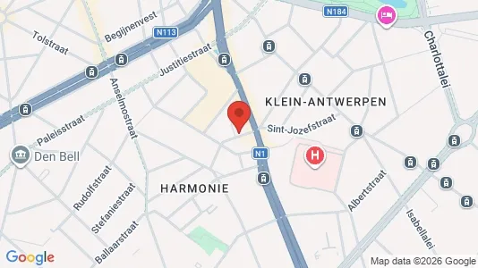 Apartments for rent i Stad Antwerp - kort over placeringen