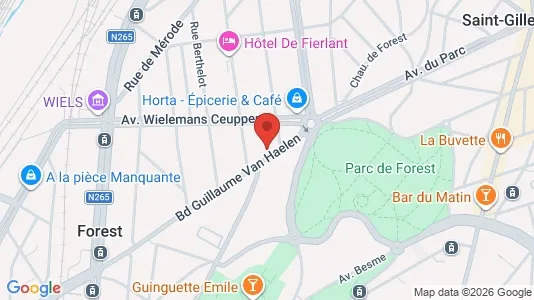 Apartments for rent i Brussels Vorst - kort over placeringen
