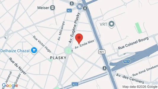 Apartments for rent i Brussels Schaarbeek - kort over placeringen