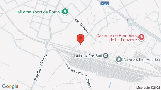 Apartments for rent i La Louvière - kort over placeringen