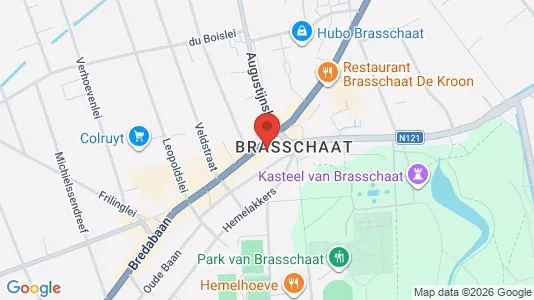 Apartments for rent i Brasschaat - kort over placeringen