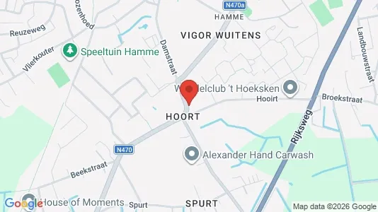 Apartments for rent i Hamme - kort over placeringen