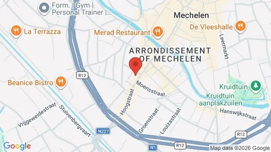 Apartments for rent i Mechelen - kort over placeringen