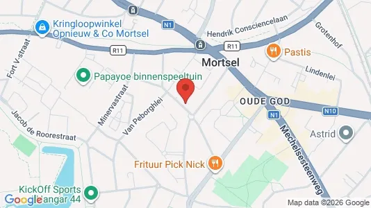 Apartments for rent i Mortsel - kort over placeringen