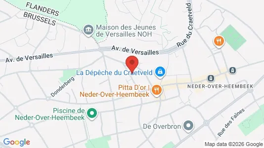 Apartments for rent i Stad Brussel - kort over placeringen