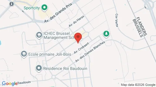 Apartments for rent i Brussels Sint-Pieters-Woluwe - kort over placeringen