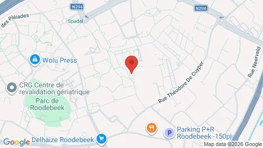 Apartments for rent i Brussels Sint-Lambrechts-Woluwe - kort over placeringen