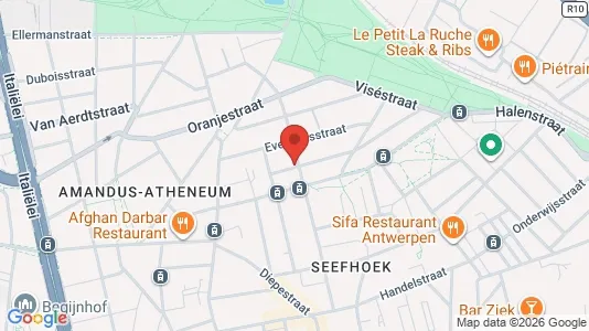 Apartments for rent i Stad Antwerp - kort over placeringen