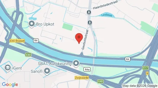 Apartments for rent i Stad Gent - kort over placeringen