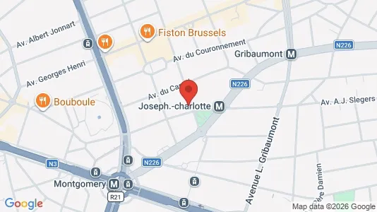 Apartments for rent i Brussels Sint-Lambrechts-Woluwe - kort over placeringen
