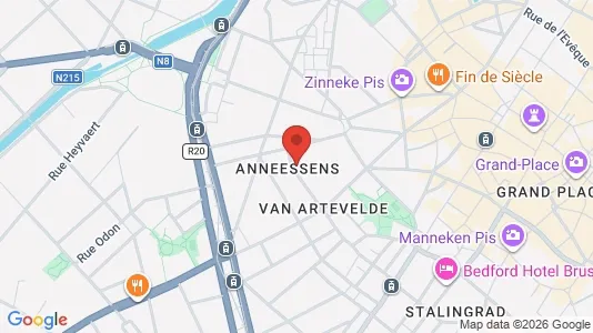 Apartments for rent i Stad Brussel - kort over placeringen