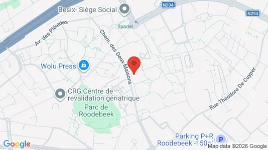 Apartments for rent i Brussels Sint-Lambrechts-Woluwe - kort over placeringen