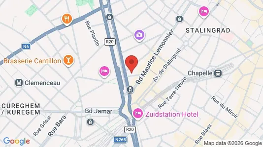 Apartments for rent i Stad Brussel - kort over placeringen