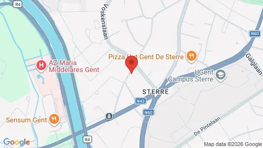 Apartments for rent i Stad Gent - kort over placeringen