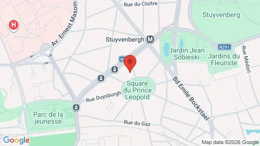 Apartments for rent i Stad Brussel - kort over placeringen