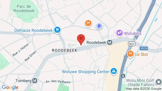 Apartments for rent i Brussels Sint-Lambrechts-Woluwe - kort over placeringen