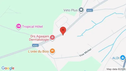 Apartments for rent i Durbuy - kort over placeringen