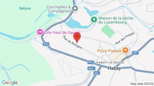 Apartments for rent i Habay - kort over placeringen
