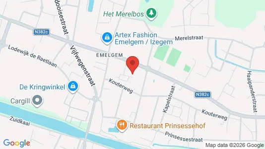 Apartments for rent i Izegem - kort over placeringen