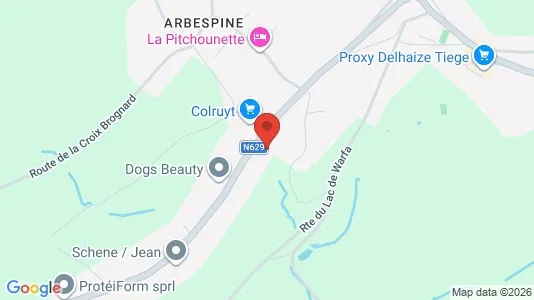 Apartments for rent i Jalhay - kort over placeringen