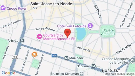 Apartments for rent i Stad Brussel - kort over placeringen