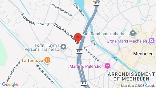 Apartments for rent i Mechelen - kort over placeringen