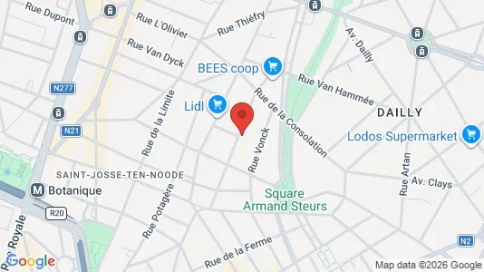 Apartments for rent i Brussels Schaarbeek - kort over placeringen