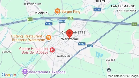 Apartments for rent i Borgworm - kort over placeringen