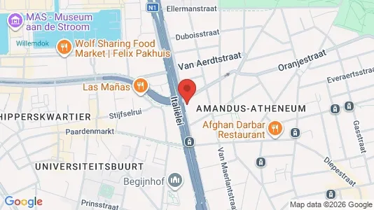 Apartments for rent i Stad Antwerp - kort over placeringen