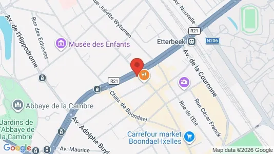 Apartments for rent i Brussels Elsene - kort over placeringen