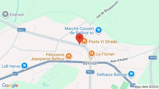 Apartments for rent i Herve - kort over placeringen