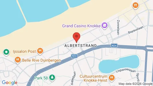 Apartments for rent i Knokke-Heist - kort over placeringen