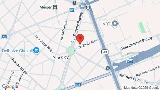 Apartments for rent i Brussels Schaarbeek - kort over placeringen