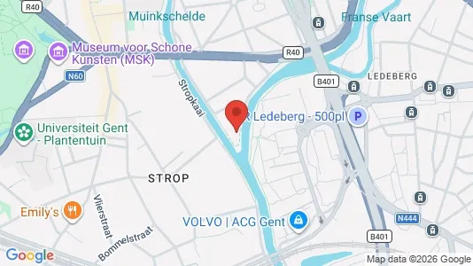 Apartments for rent i Stad Gent - kort over placeringen