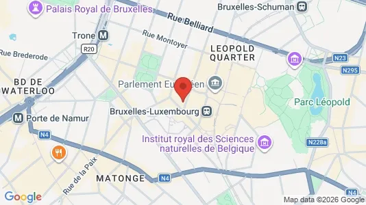 Apartments for rent i Brussels Elsene - kort over placeringen
